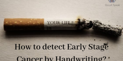 How to detect Early Stage Cancer by Handwriting?