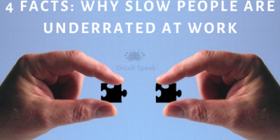 4 Facts: Why Slow People are underrated at Work