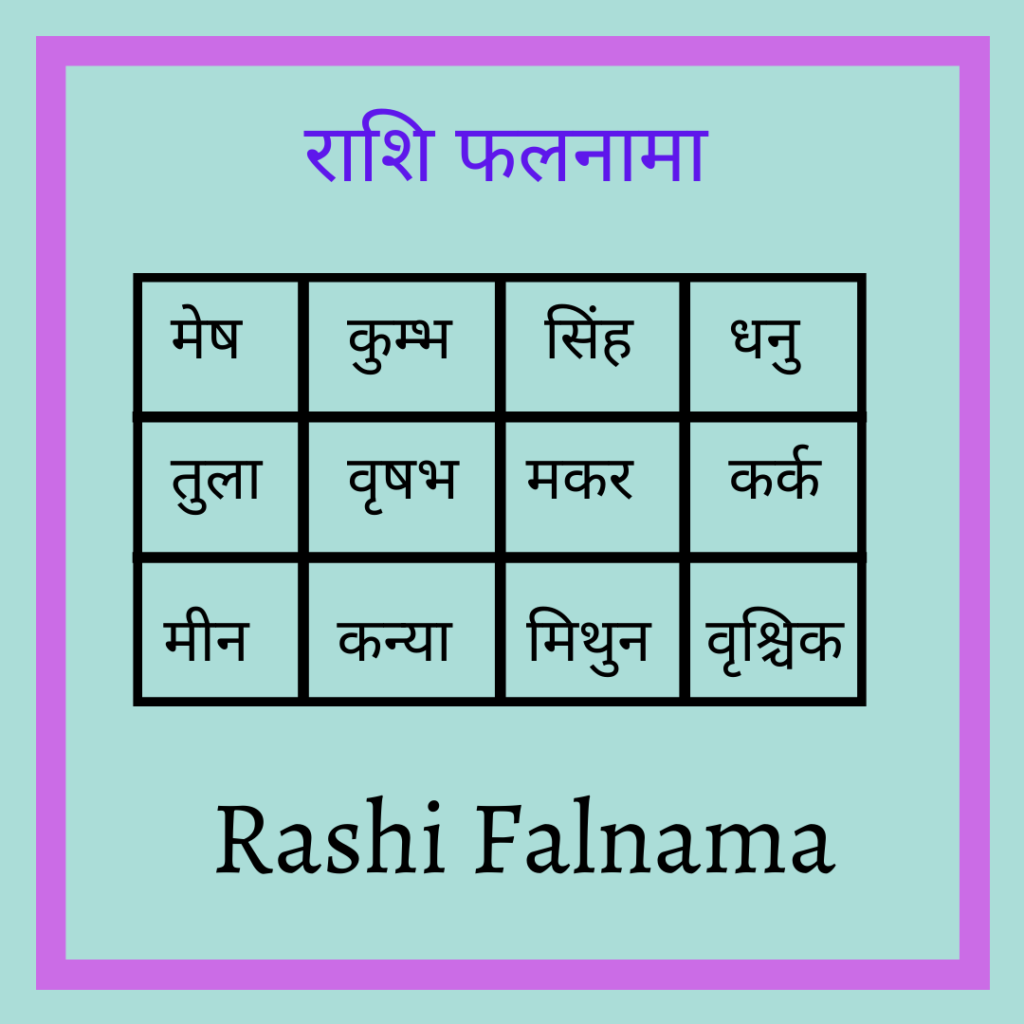 Rashi Falnama and Zodiac Signs in Astrology