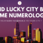 Find Lucky City by Name Numerology