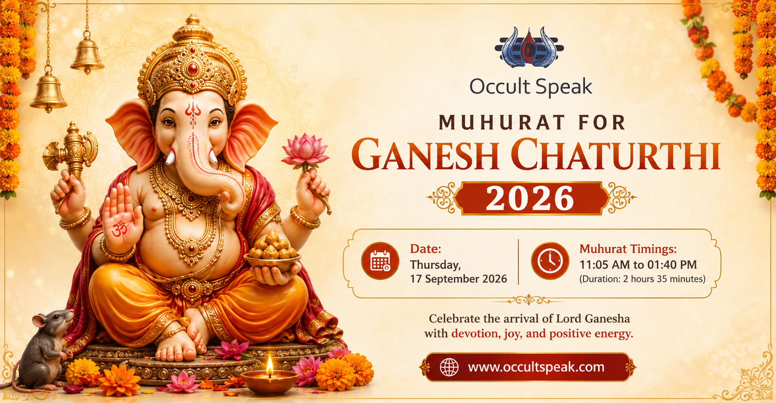 Ganesh Chaturthi Muhurat 2026