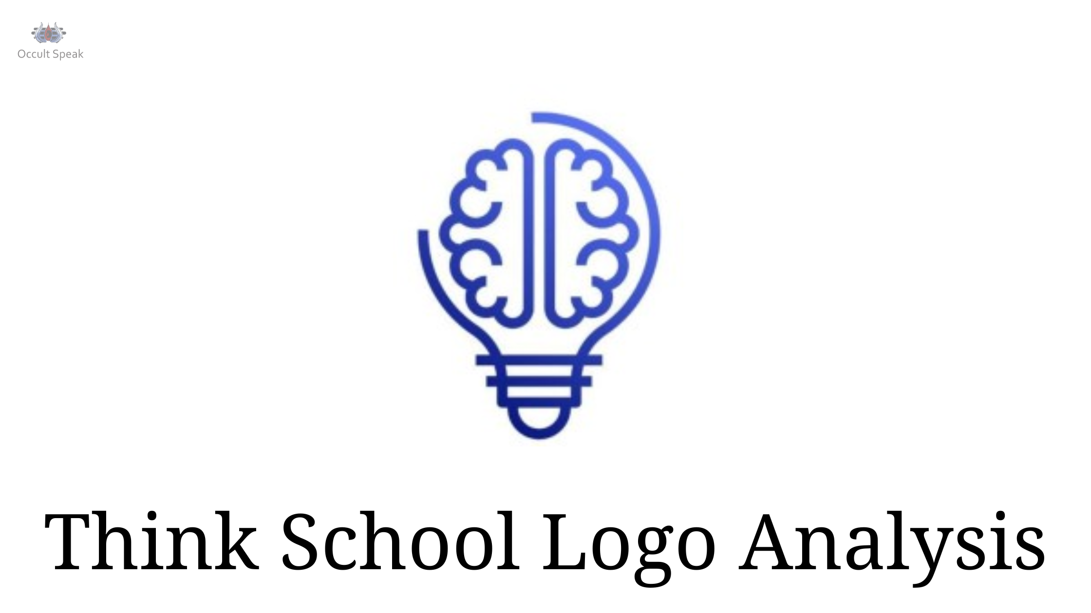 Think School Logo Analysis