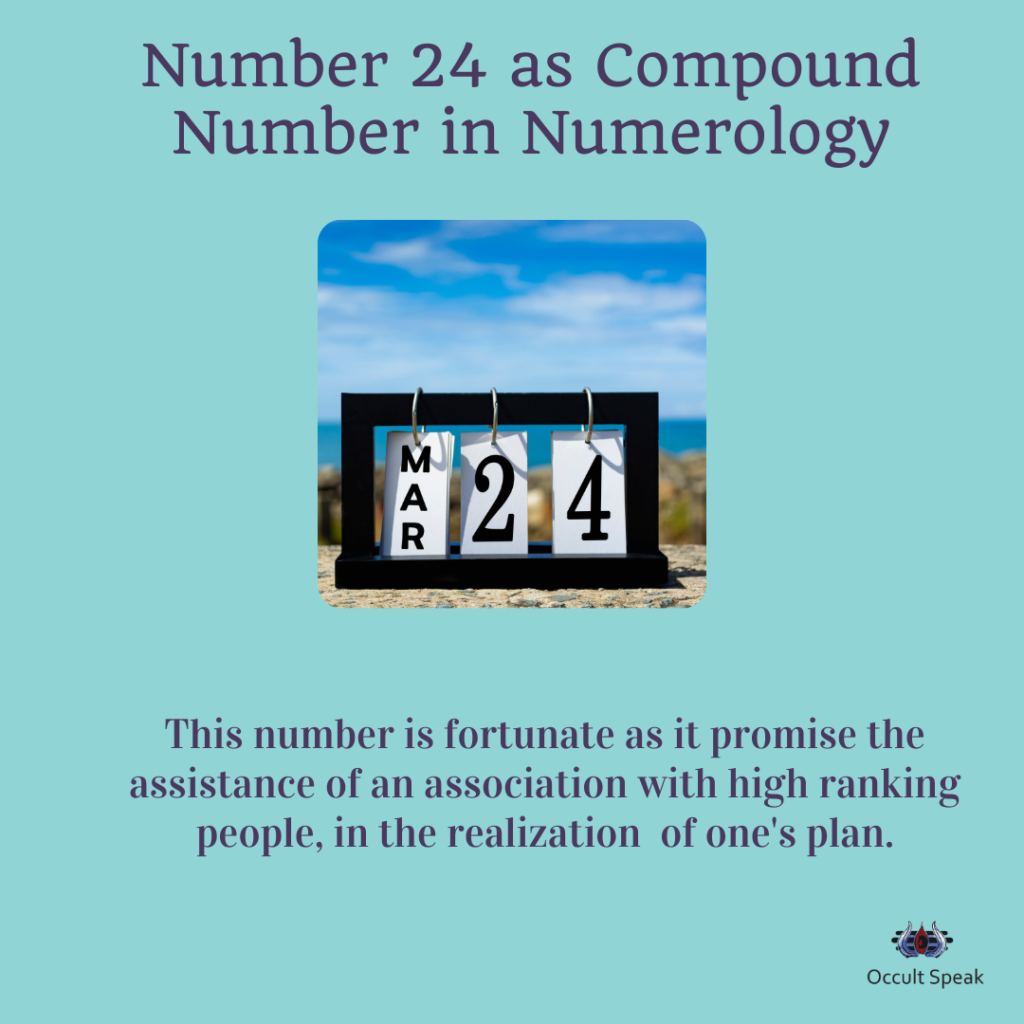 Compound Number 24 in Numerology