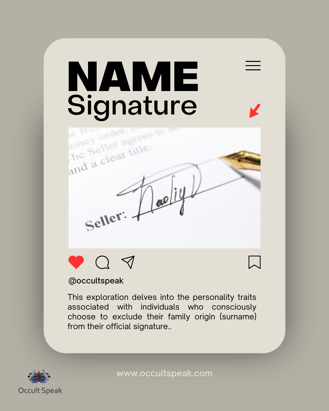 Name Signature