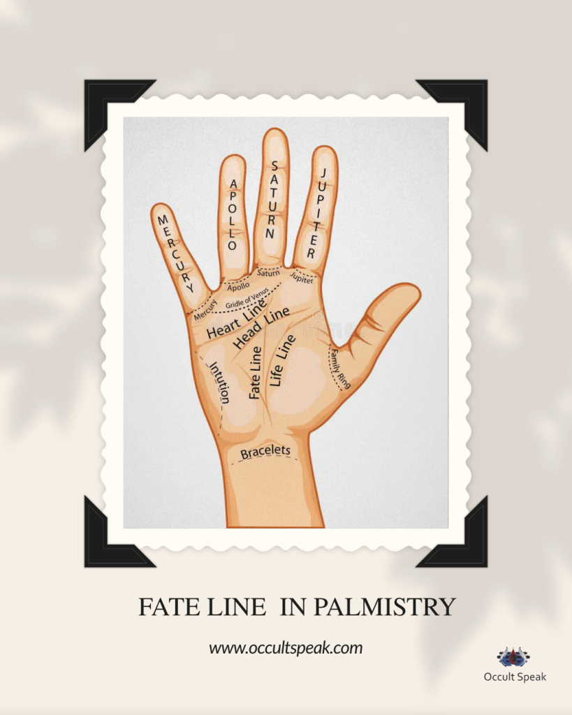 Palmistry Fate Line