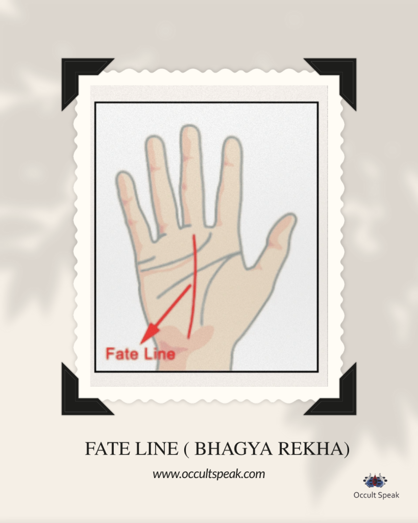 Palmistry Fate Line