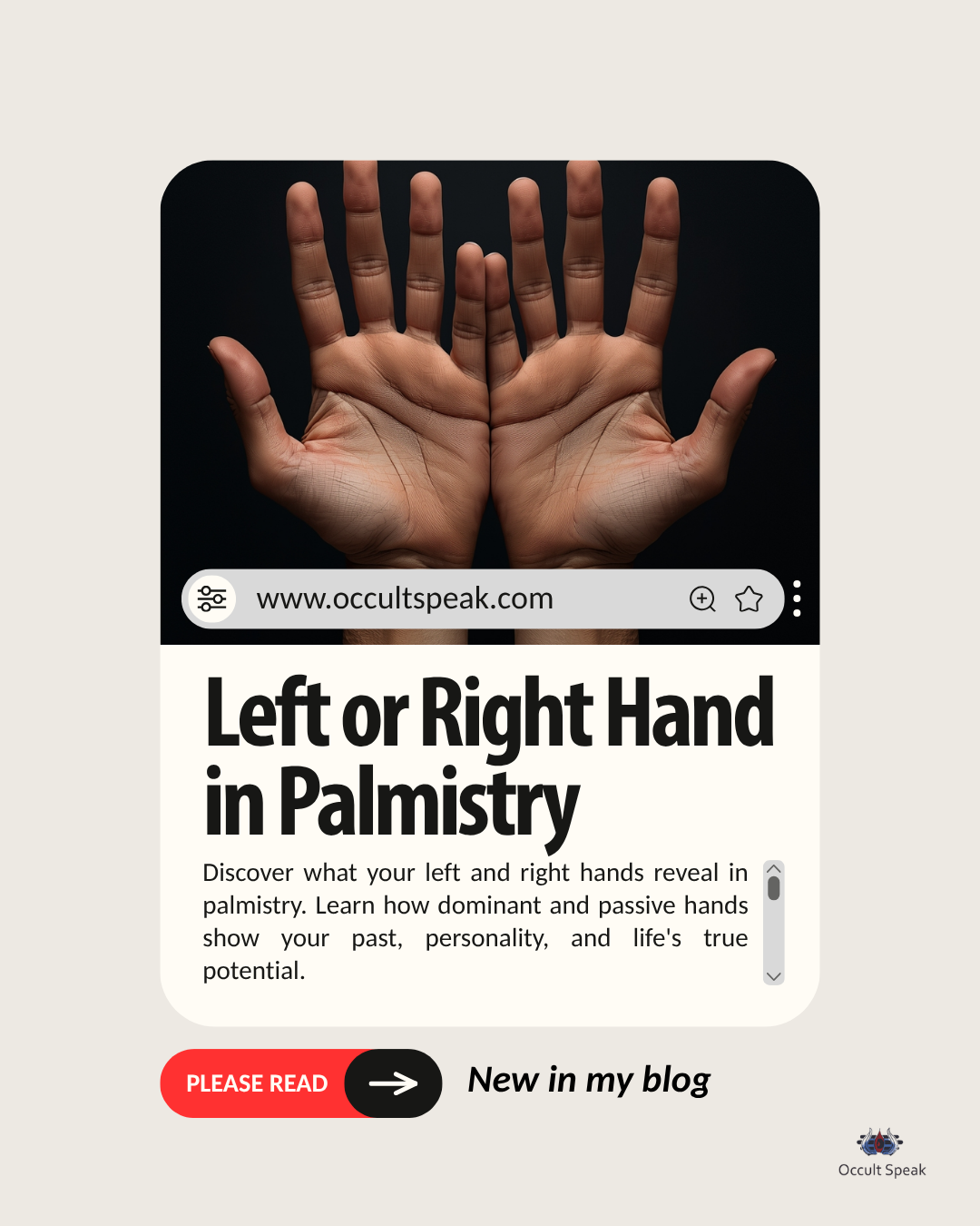 Left Hand or Right Hand