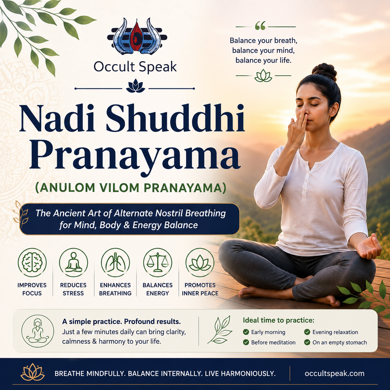 Nadi Shuddhi Pranayam