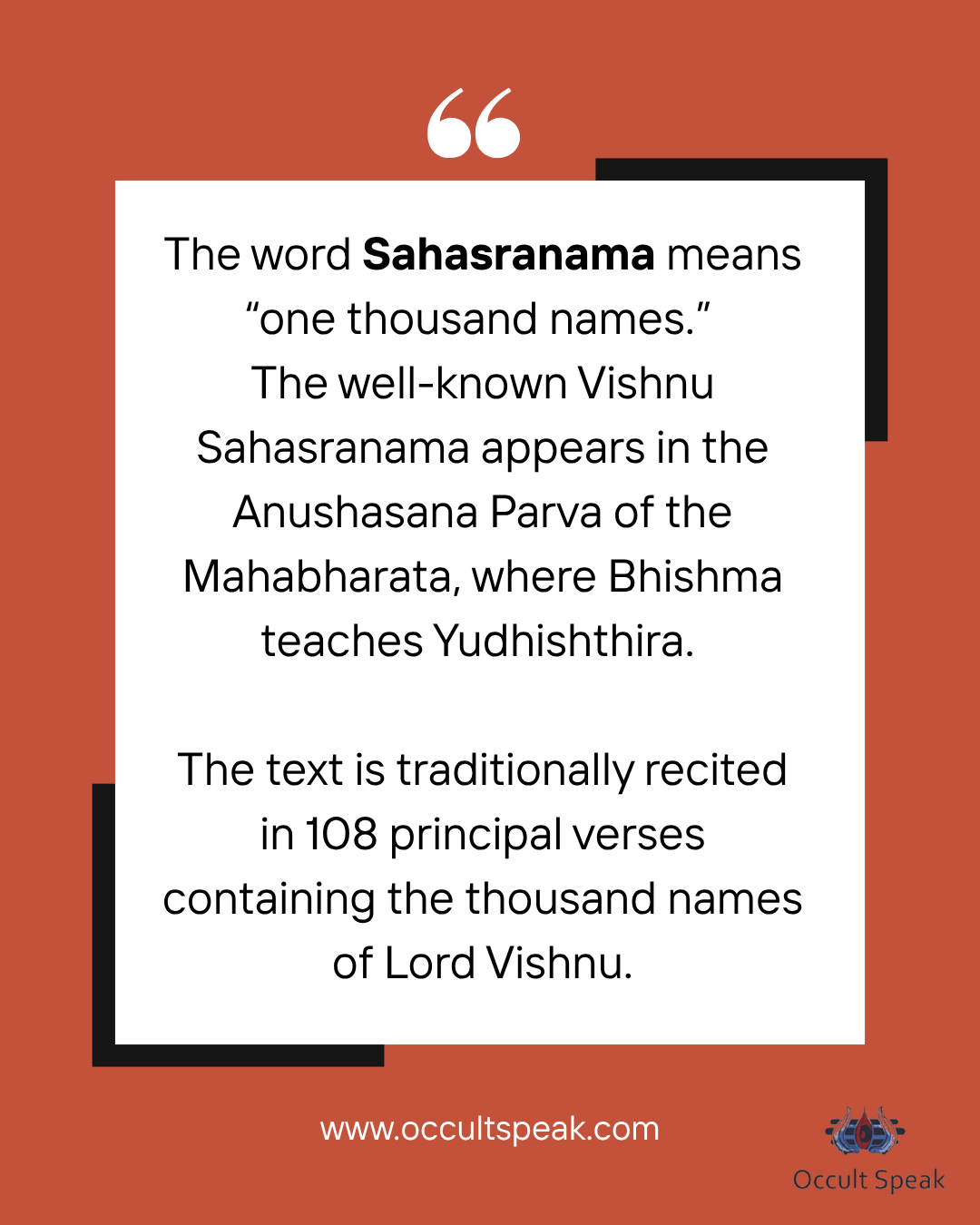 Shri Vishnu Sahasranama